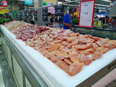 生鲜肉类货架 品质、保鲜与购物的艺术